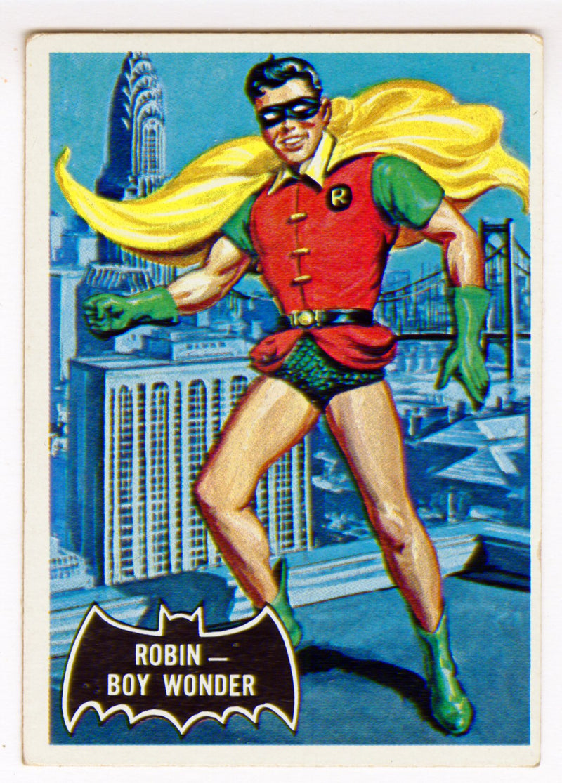 1966 Batman (Black Bat) Complete Vintage Trading Card Set 55/55 Cards Topps