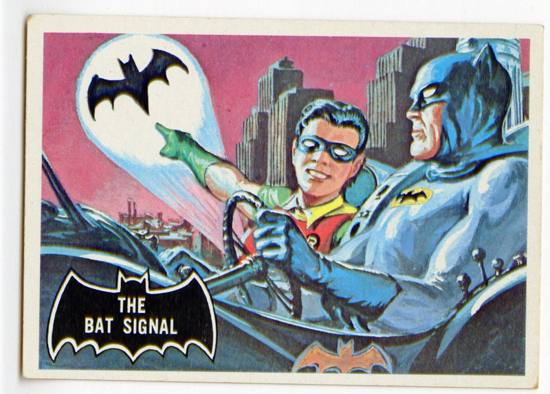 1966 Batman (Black Bat) Complete Vintage Trading Card Set 55/55 Cards Topps