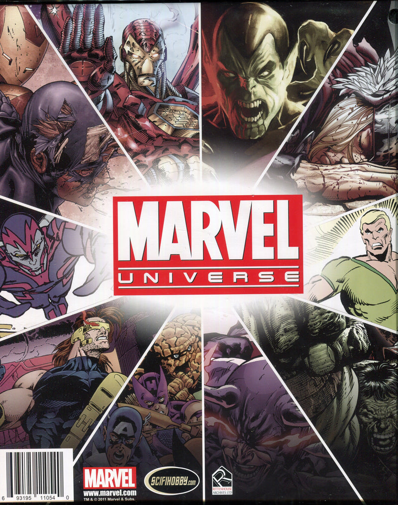 Marvel Universe 2011 Trading Card Album with P3 Rittenhouse Archives