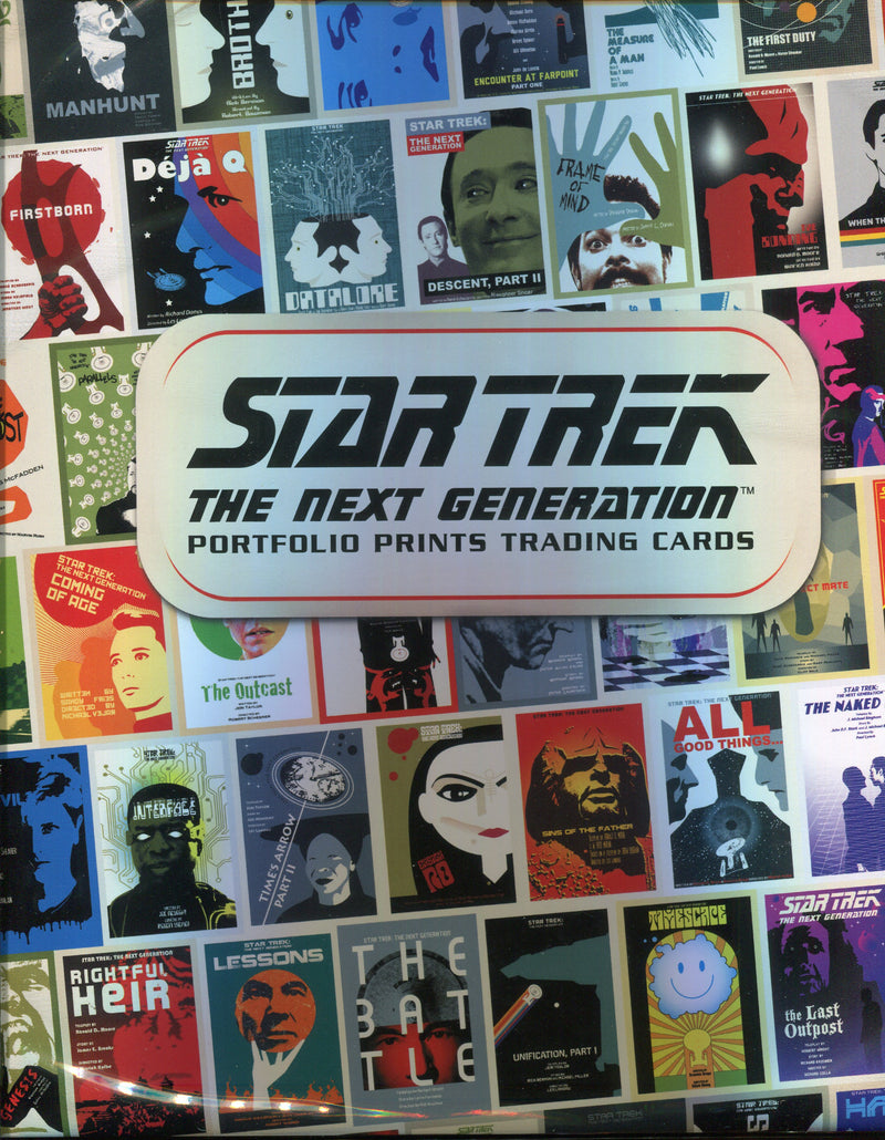 Star Trek The Next Generation TNG Portfolio Prints Card Album + Promo Card P3
