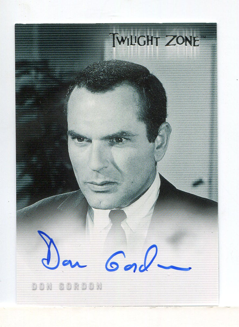 Twilight Zone 2 The Next Dimension Don Gordon Autograph Card A-23