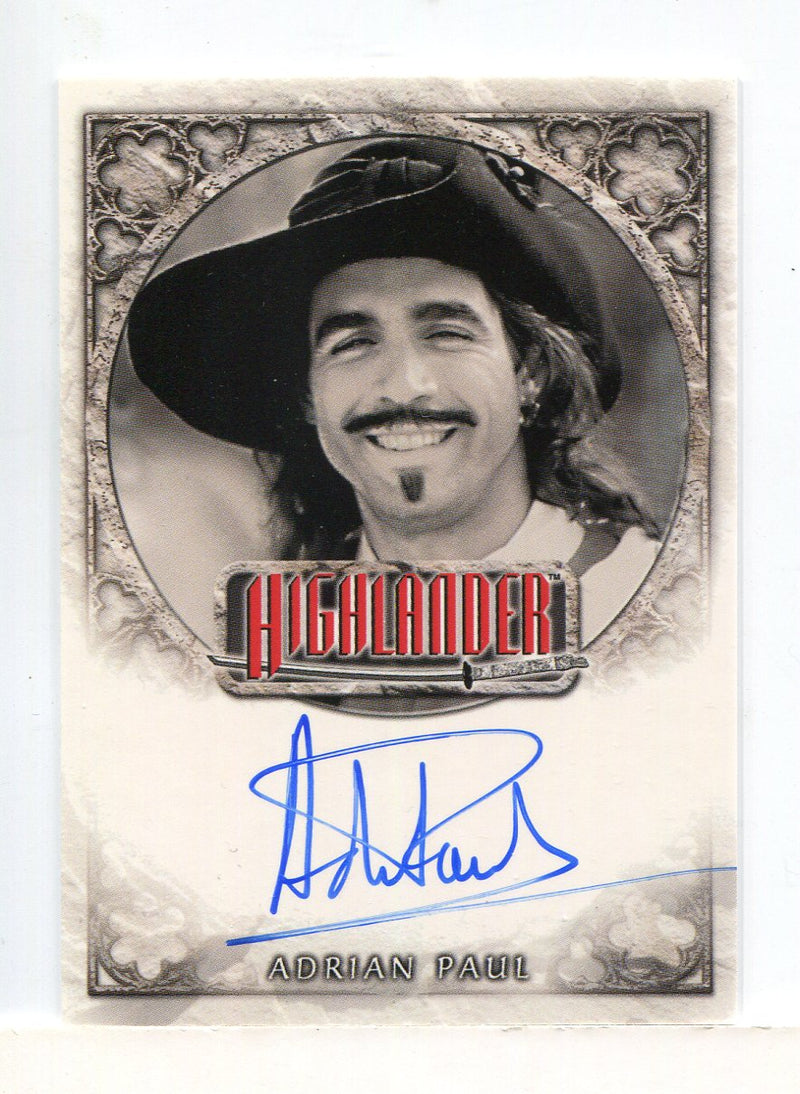 Highlander Adrian Paul as Duncan MacLeod Expansion Autograph Card IA2