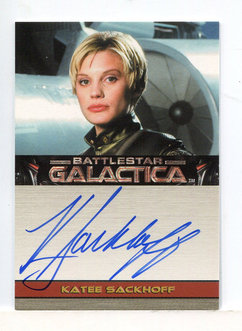 Battlestar Galactica Premiere Edition Katee Sackhoff Autograph Card