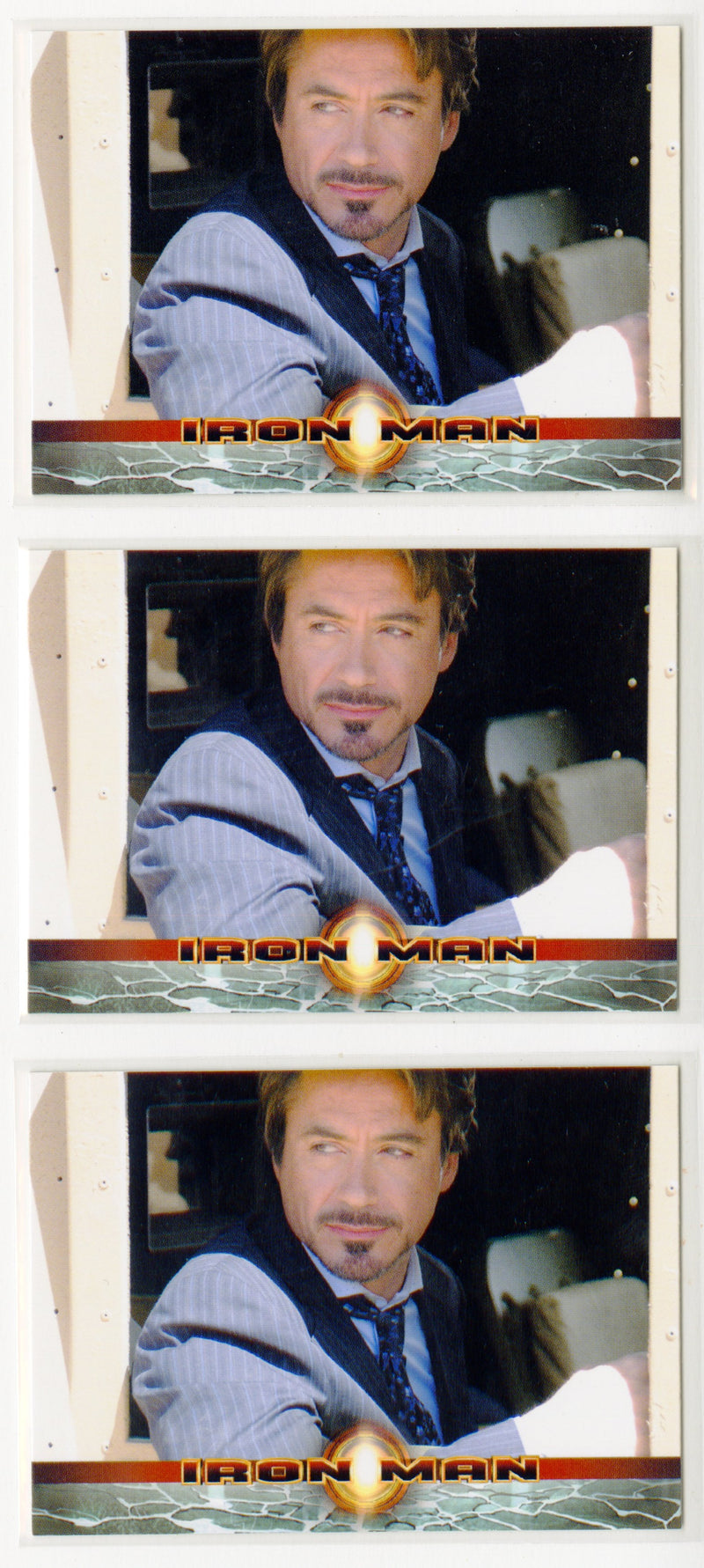 (4) 2008 Iron Man Movie #2 Trading Card - Billionaire Tony Stark Robert Downey Jr
