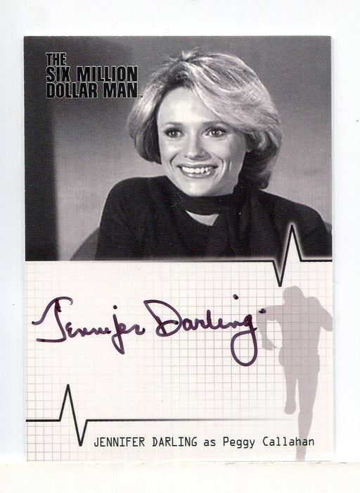 Six Million Dollar Man 1 & 2 Jennifer Darling Peggy Callahan Autograph Card A11 - TvMovieCards.com