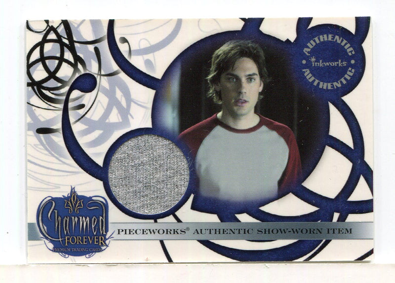 Charmed Forever Drew Fuller as Chris Pieceworks Costume Card PW5 (Gray)