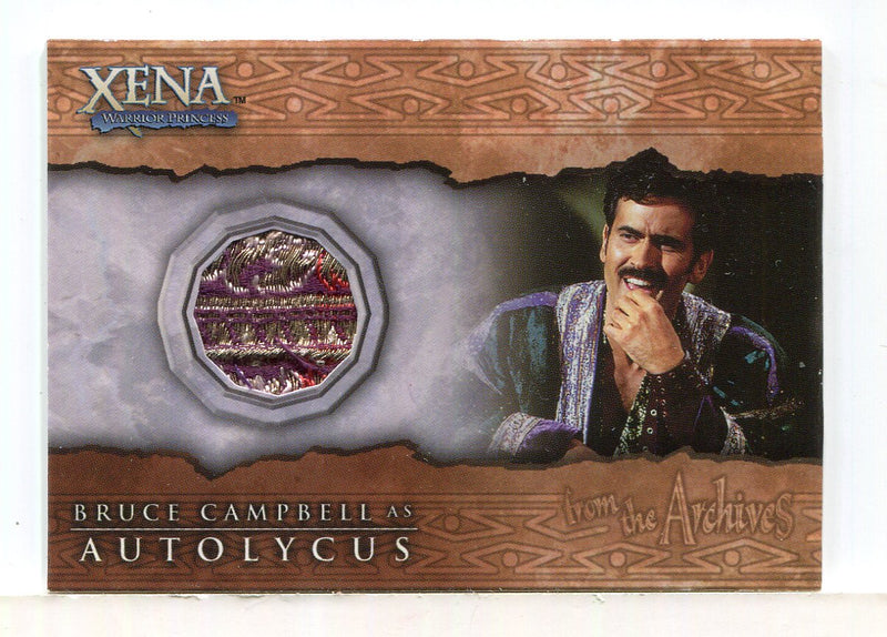 Xena Beauty and Brawn Bruce Campbell as Autolycus Costume Card C3 Gold