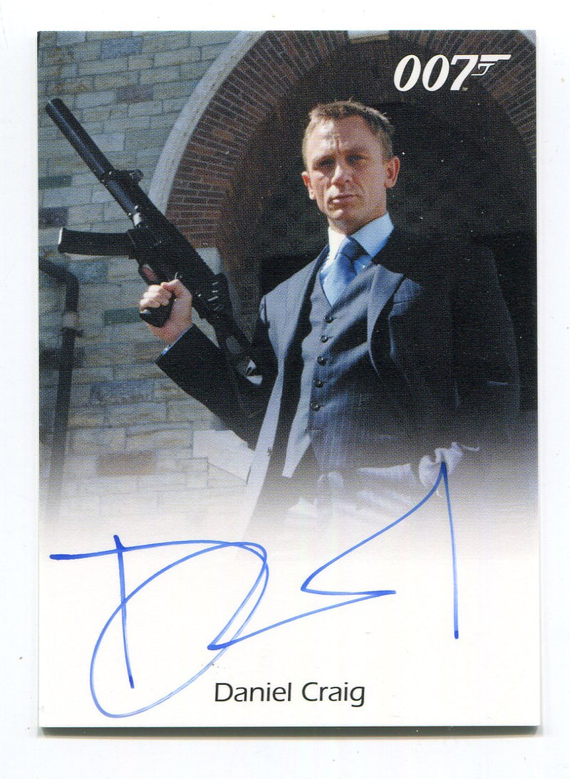 James Bond Heroes & Villains Daniel Craig Autograph Card