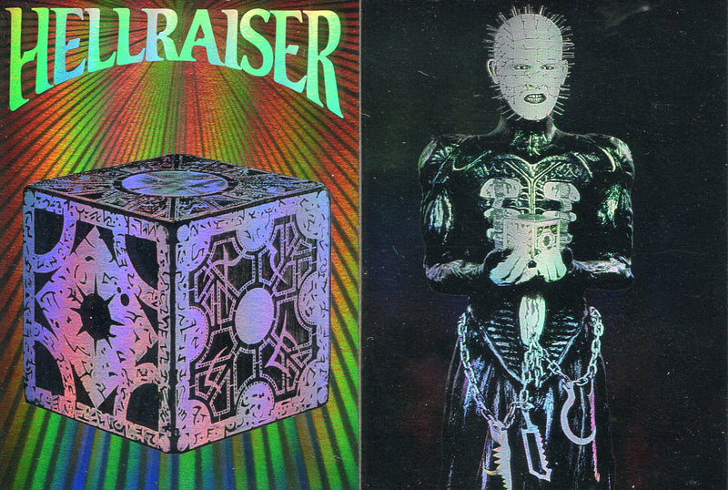 1992 Hellraiser (Horror) Hologram Chase Card Set Hologram A and B Eclipse