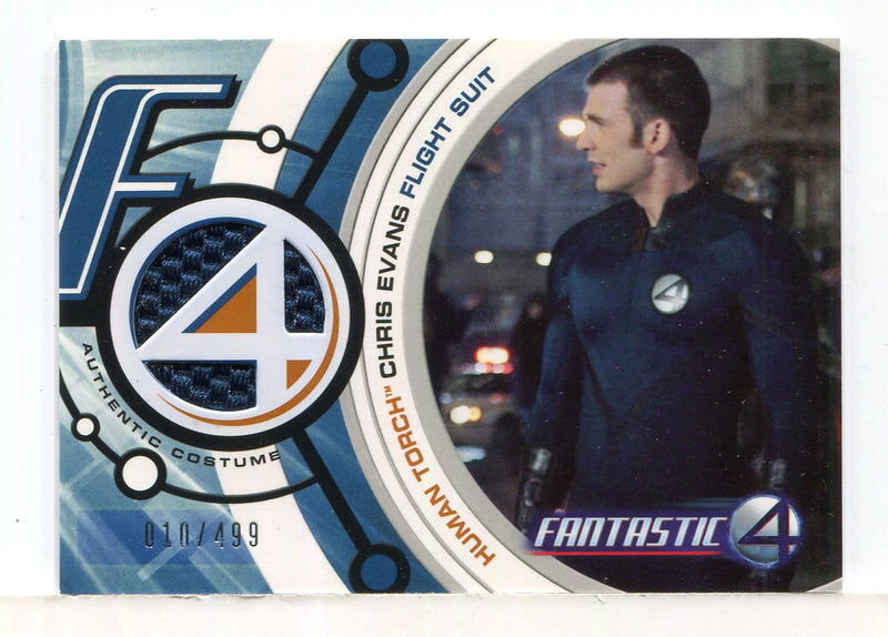 Fantastic Four Movie Chris Evans as Human Torch Costume Card FF002 Upper Deck