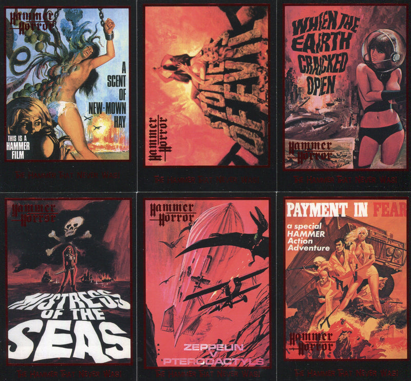 2010 Hammer Horror 2 Hammer That Never Was Chase Card Set F1-F6