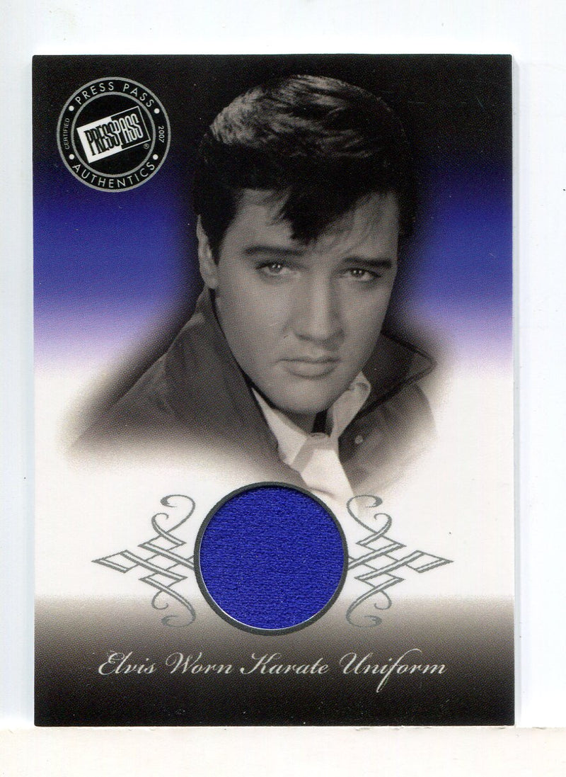 Elvis Is by Press Pass 2007 Elvis's Karate Uniform Wardrobe Card EW-KU