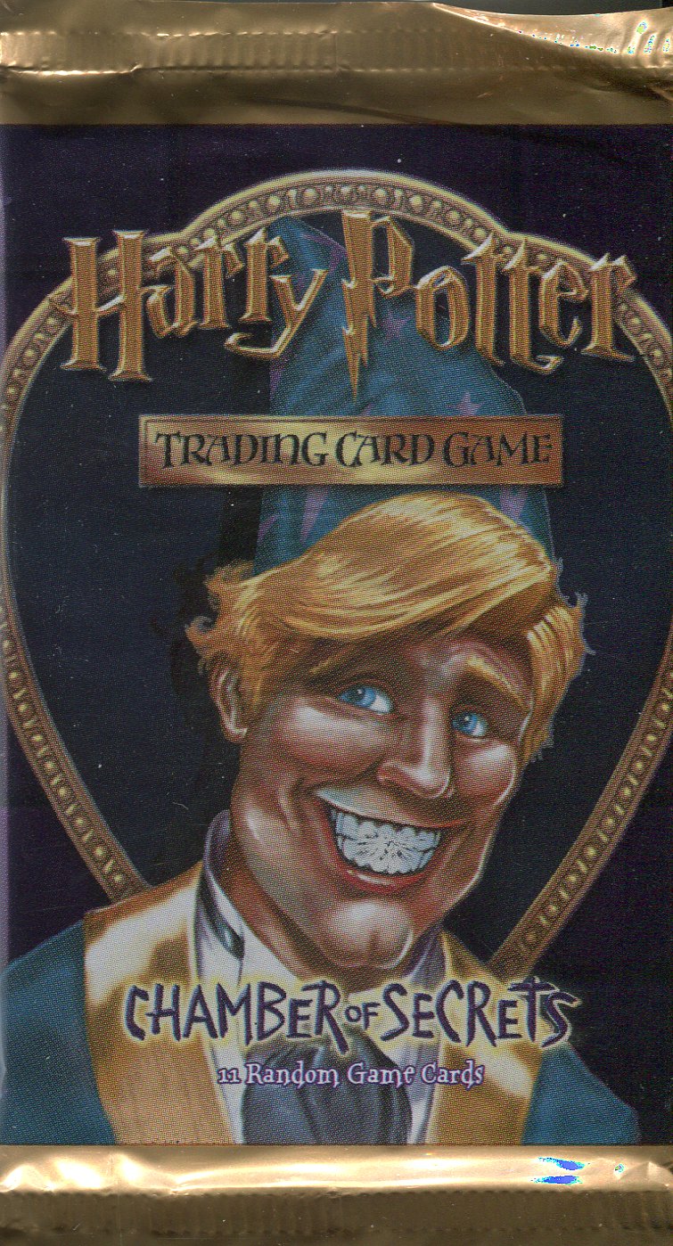 1 Harry Potter TCG WOTC CHAMBER OF SECRETS Sealed Booster Game Pack