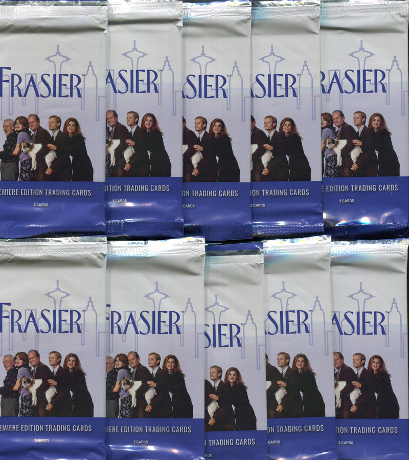 Frasier TV Show Premiere Edition Trading Card Pack Lot (10) Sealed Packs