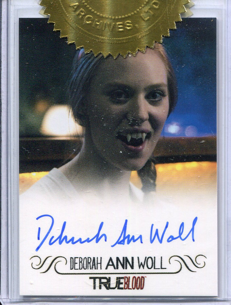 True Blood Archives Dealer Incentive Deborah Ann Woll Autograph Card - TvMovieCards.com
