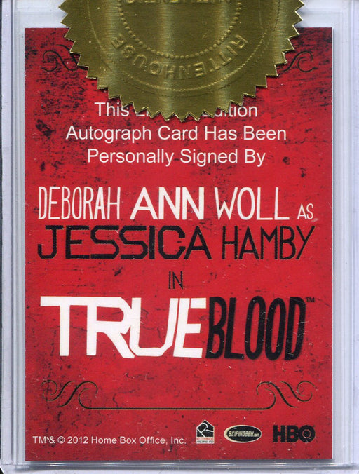 True Blood Archives Dealer Incentive Deborah Ann Woll Autograph Card - TvMovieCards.com