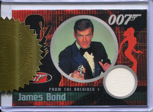 James Bond Dangerous Liaisons Roger Moore Case Topper Costume Card CC4 - TvMovieCards.com