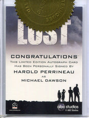 Lost Seasons 1-5 Harold Perrineau as Michael Dawson Incentive Autograph Card - TvMovieCards.com