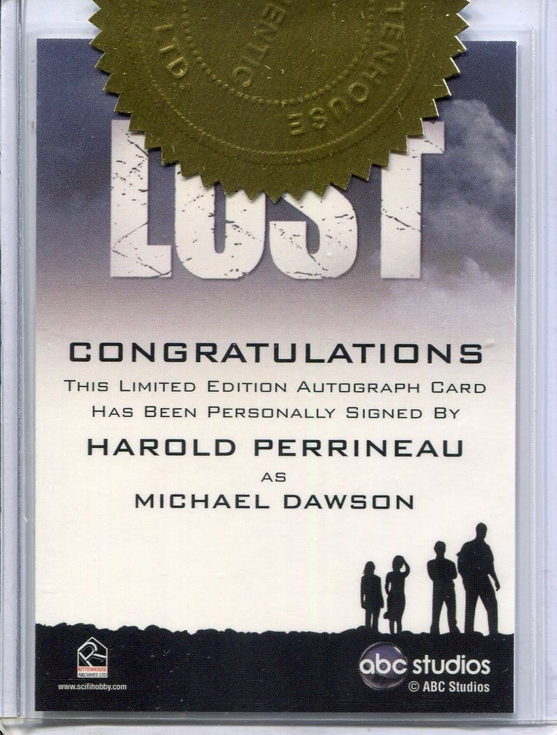 Lost Seasons 1-5 Harold Perrineau as Michael Dawson Incentive Autograph Card - TvMovieCards.com