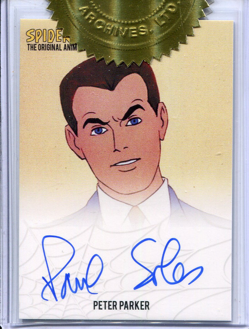Spider-Man Animated Series Paul Soles Autograph Card & Lenticular Set