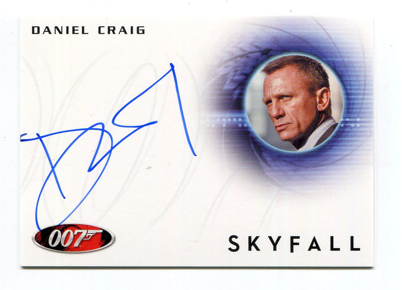 James Bond Autographs & Relics Daniel Craig Autograph Card A228
