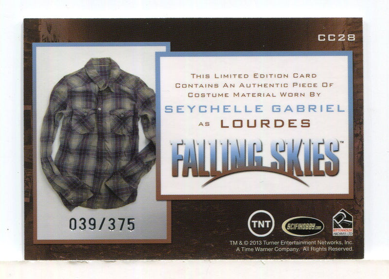 Falling Skies Season 2 Premium Pack Lourdes Costume Card CC28 #039/375