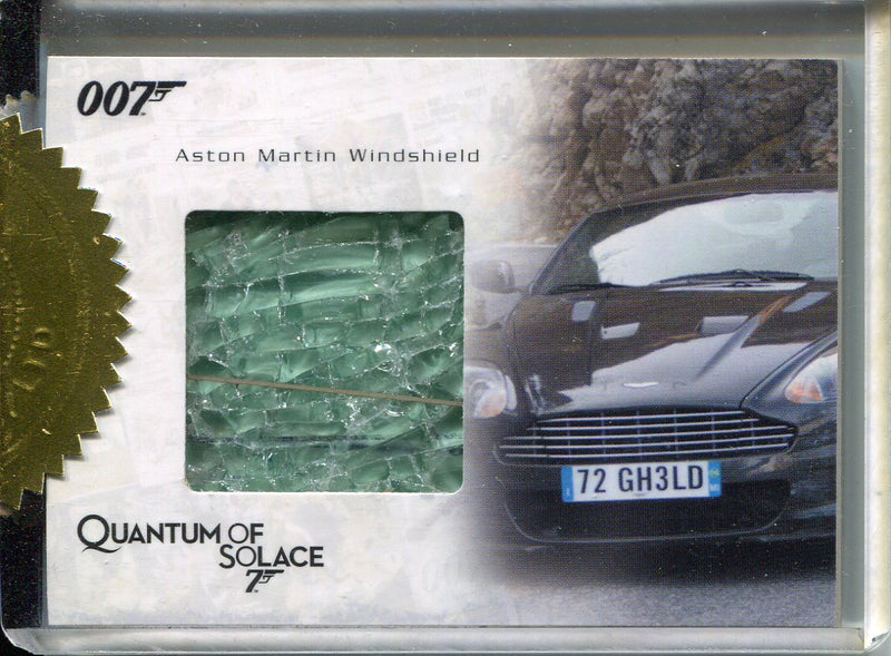 James Bond Archives 2009 Edition Aston Martin Windshield AMR1 Relic Card 526/700