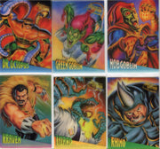 Spider-Man 1995 Fleer Ultra Clearchrome Chase Card Set 10 Cards - TvMovieCards.com