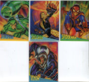 Spider-Man 1995 Fleer Ultra Clearchrome Chase Card Set 10 Cards - TvMovieCards.com