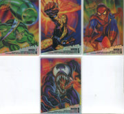 Spider-Man 1995 Fleer Ultra Clearchrome Chase Card Set 10 Cards - TvMovieCards.com