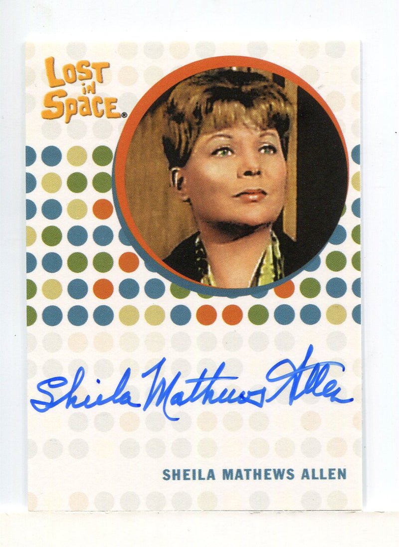 Lost in Space Complete Shiela Mathews Allen as Ruth Templeton Autograph Card