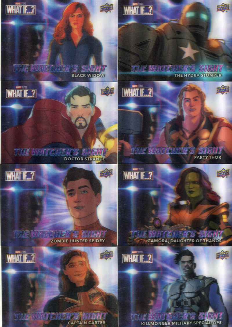 Marvel What If / Watcher's Sight Motion Chase Card Set WS1-WS15 Upper Deck 2023