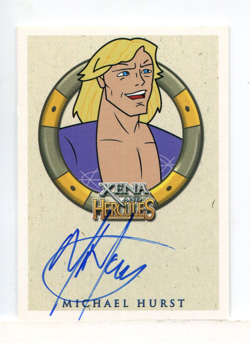 Xena & Hercules Animated Adventures Michael Hurst Iolaus Autograph Card