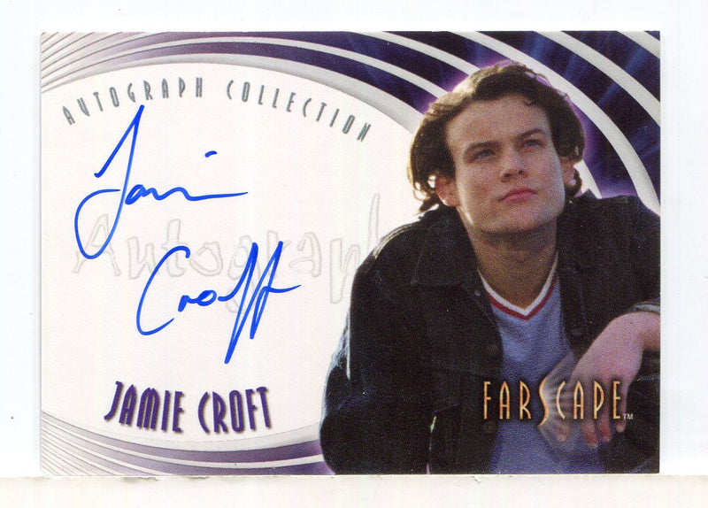 Farscape Through the Wormhole Jamie Croft Autograph Card A55