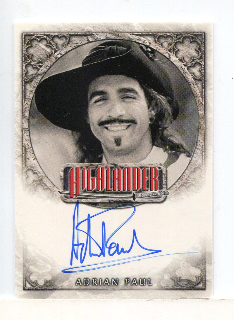 Highlander Adrian Paul as Duncan MacLeod Expansion Autograph Card IA2