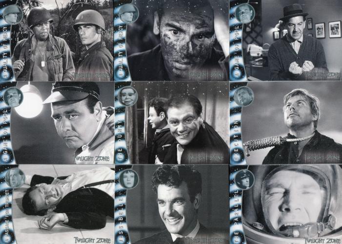 Twilight Zone 3 Shadows and Substance Trading Base 72 Card Set   - TvMovieCards.com