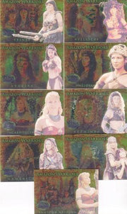 Xena Beauty and Brawn Amazon Warriors Chase Card Set AW1 -AW9   - TvMovieCards.com
