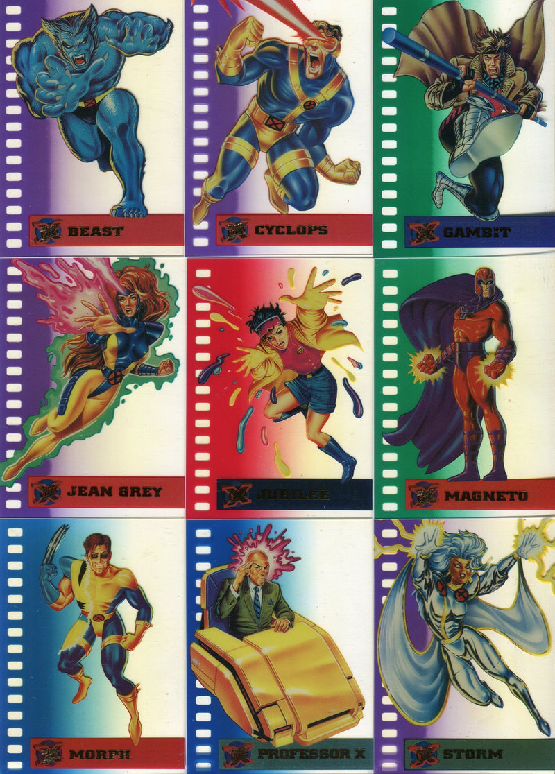 Marvel X-Men  Ultra Suspended Animation (10) Cell Chase Card Set 1995 Fleer   - TvMovieCards.com