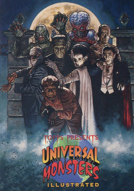 Universal Monsters Illustrated Base Card Set 100 Cards Topps 1991   - TvMovieCards.com