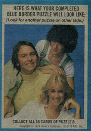 Three's Company Vintage  Puzzle A + B Base Card Set 16 Cards 1978 Topps   - TvMovieCards.com