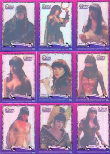 Xena Series III Three Topps Incarnations Clearchrome Chase Card Set - 9 Cards   - TvMovieCards.com