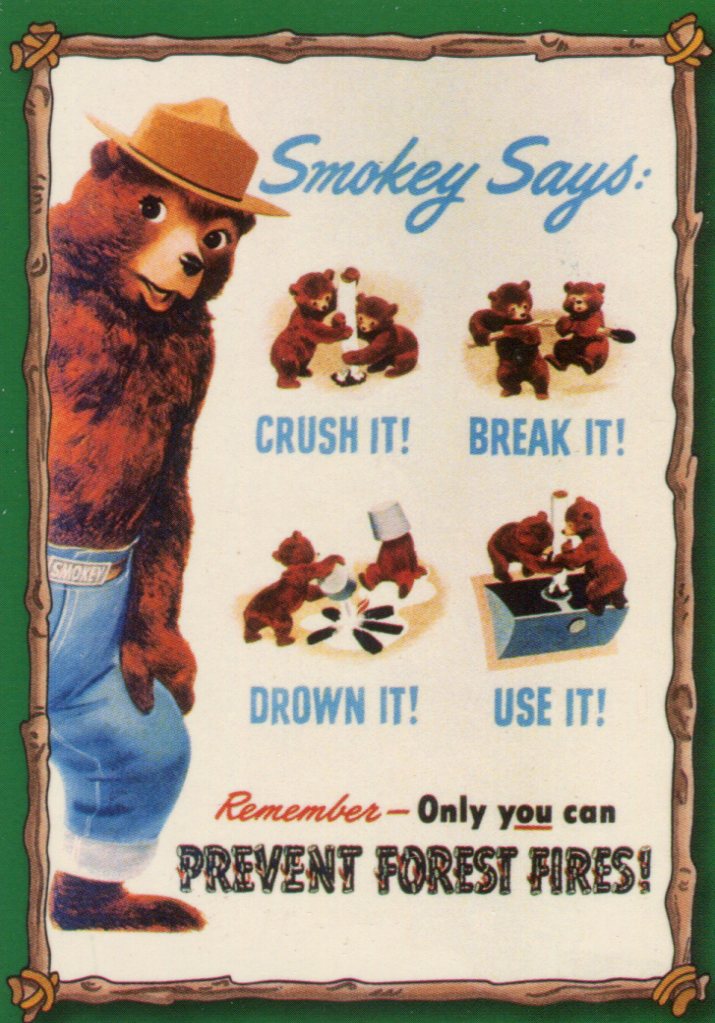 Smokey The Bear Base Card Set 50 Cards Dart Flipcards 1996   - TvMovieCards.com