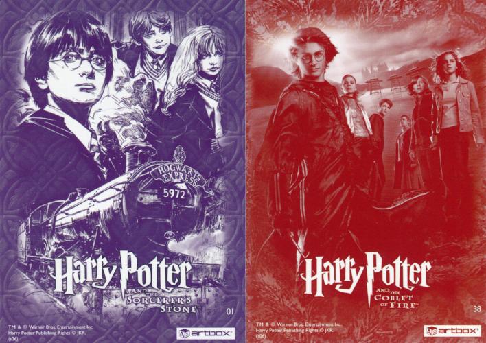 Harry Potter 2006 San Diego Comic Con Gold Promo Silver Box Card Set 42 Cards   - TvMovieCards.com