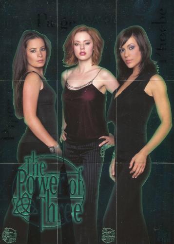 Charmed The Power of Three Embossed Puzzle Chase Card Set P1 thru P9   - TvMovieCards.com