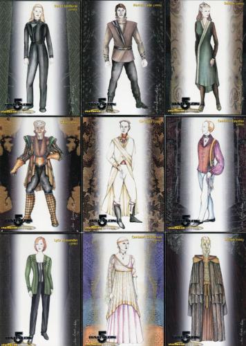Babylon 5 Special Edition Babylon Costumes Chase Card Set C1 - C18 18 Cards   - TvMovieCards.com