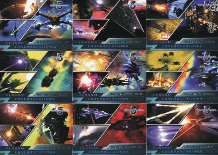 Babylon 5 Complete Classic Confrontations Chase Card Set  CC1 thru CC9   - TvMovieCards.com