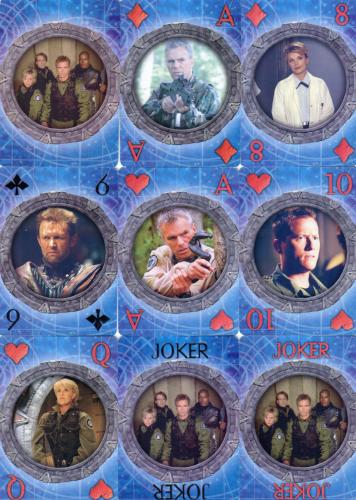 Stargate SG-1 Sealed Playing Card Deck 55 Cards  52 Poker Cards Plus Jokers   - TvMovieCards.com