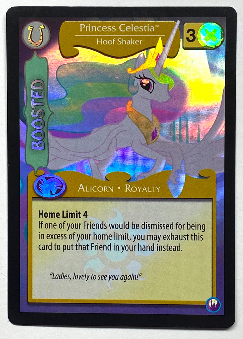My Little Pony Princess Celestia Hoof Shaker #f4a Foil MLP TCG Trading Card Game   - TvMovieCards.com