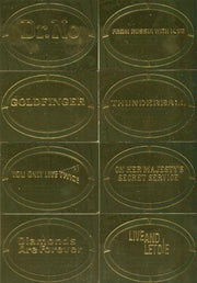 James Bond 50th Anniversary Series One Gold Plaque Chase Card Set 11 Cards   - TvMovieCards.com