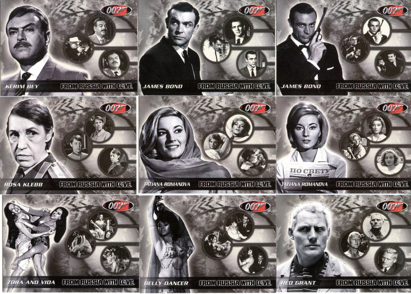 James Bond From Russia With Love Special Edition Commemorative 9 Card Set 2003   - TvMovieCards.com